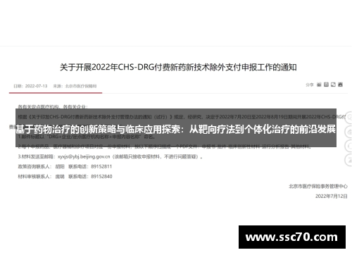 基于药物治疗的创新策略与临床应用探索：从靶向疗法到个体化治疗的前沿发展